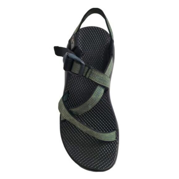 Chaco Z/1 Outdoor Hiking Sandals Vibram Sole Strappy Flat Classic Green 12 - Picture 1 of 6